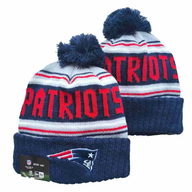 Patriots Team Logo Red Navy Pom Cuffed Knit Hat YD,We sell and wholesale Patriots Team Logo Red Navy Pom Cuffed Knit Hat YD on line form chian!
